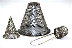image displaying different types and shpaes of Metallic Filters
